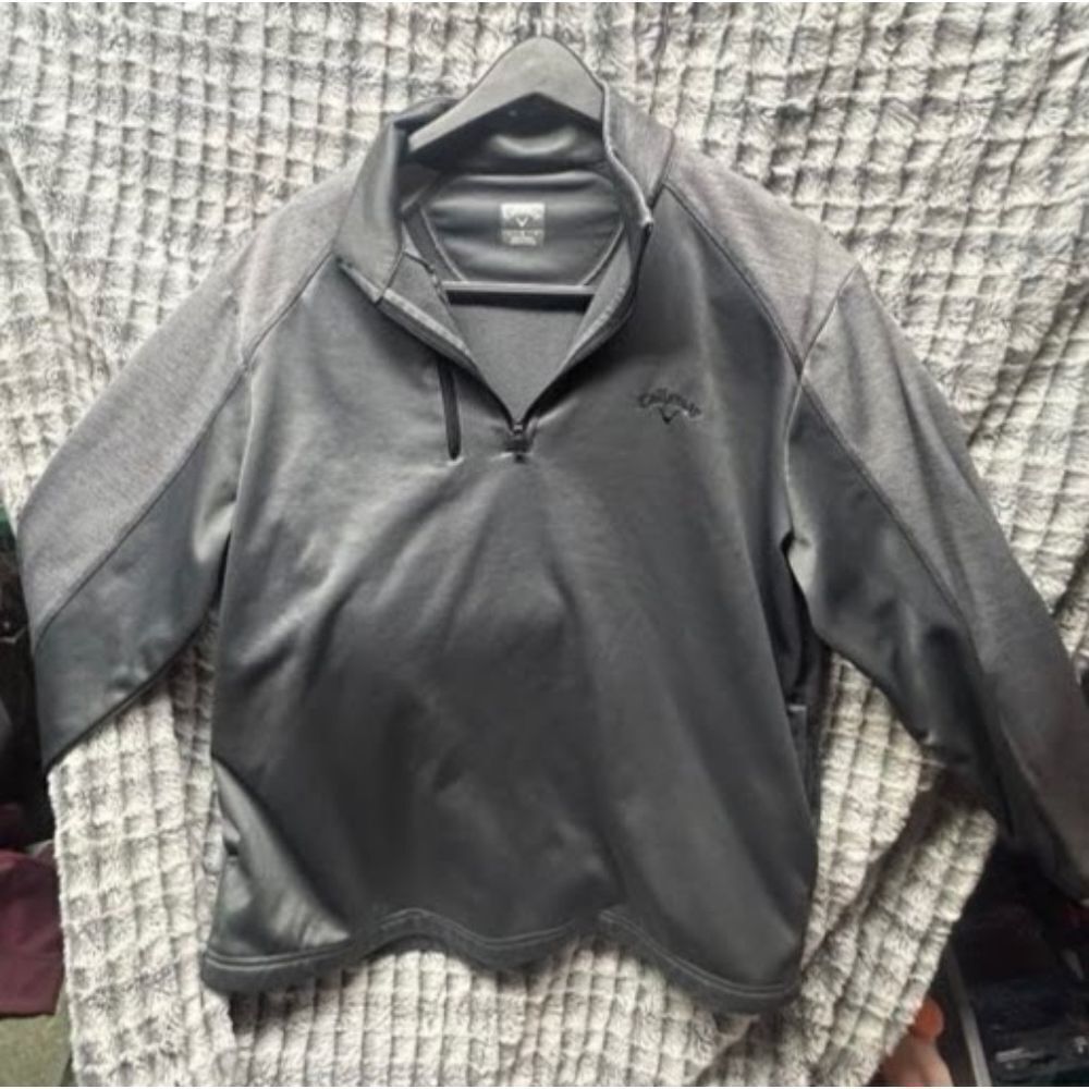 🤠Callaway Lightweight Pullover Golf Jacket/shirt Size Large
